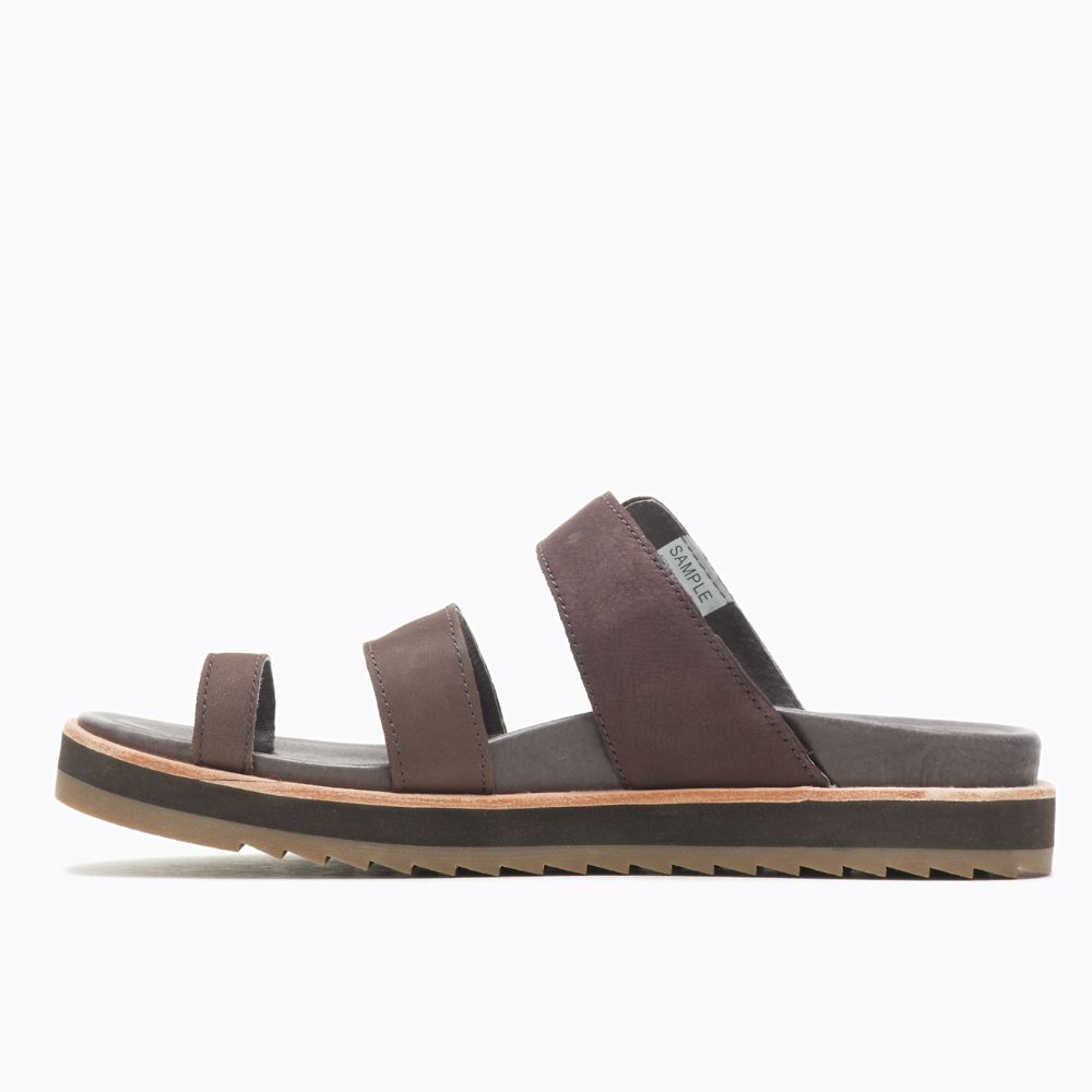 Merrell Juno Buckle Slide Szandál Női Kávé | ME0760-HU