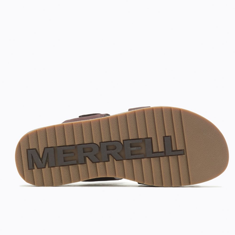 Merrell Juno Buckle Slide Szandál Női Kávé | ME0760-HU