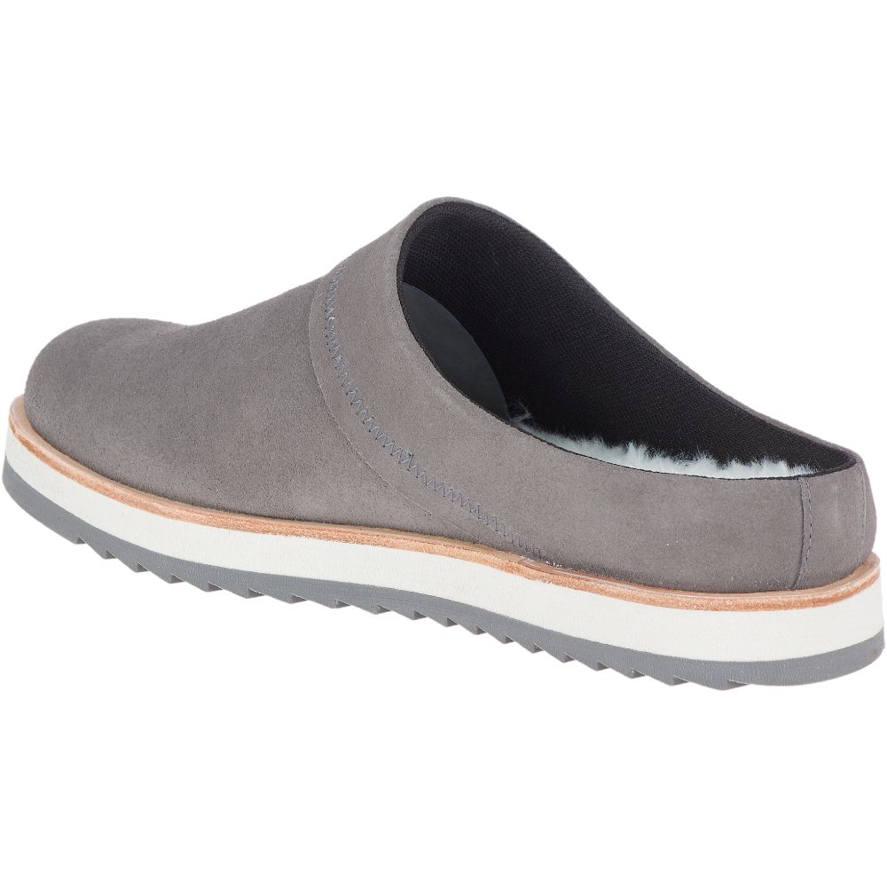 Merrell Juno Clog Suede Cipő Női Szürke | ME0860-HU