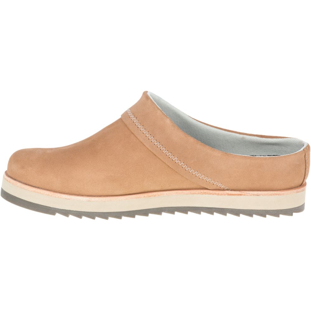 Merrell Juno Clog Suede Slip On Női Barna | ME0994-HU