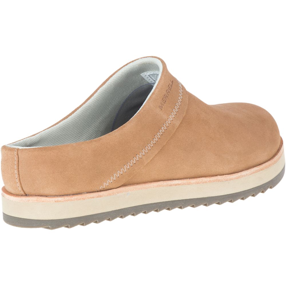 Merrell Juno Clog Suede Slip On Női Barna | ME0994-HU