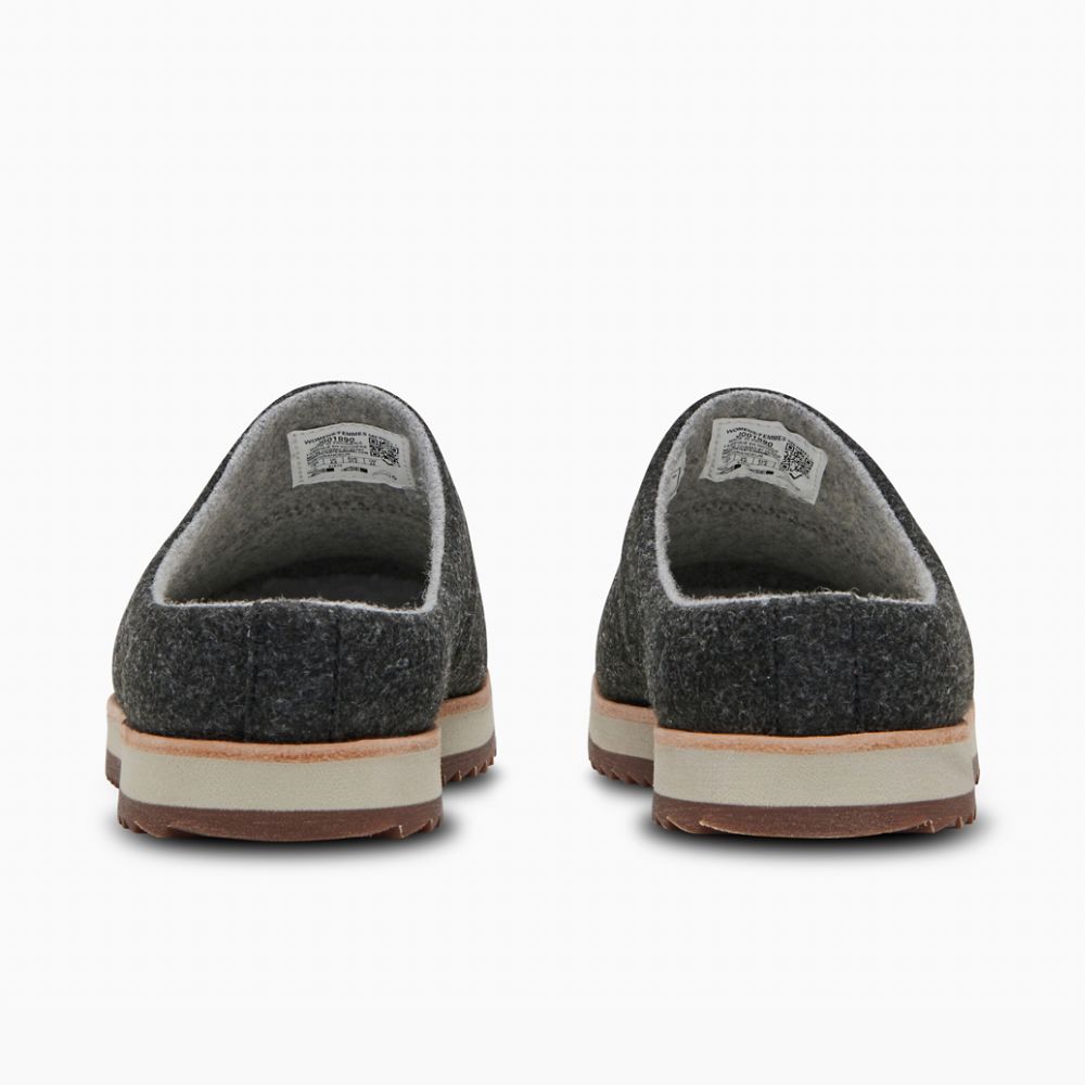 Merrell Juno Clog Wool Cipő Női Fekete | ME0861-HU