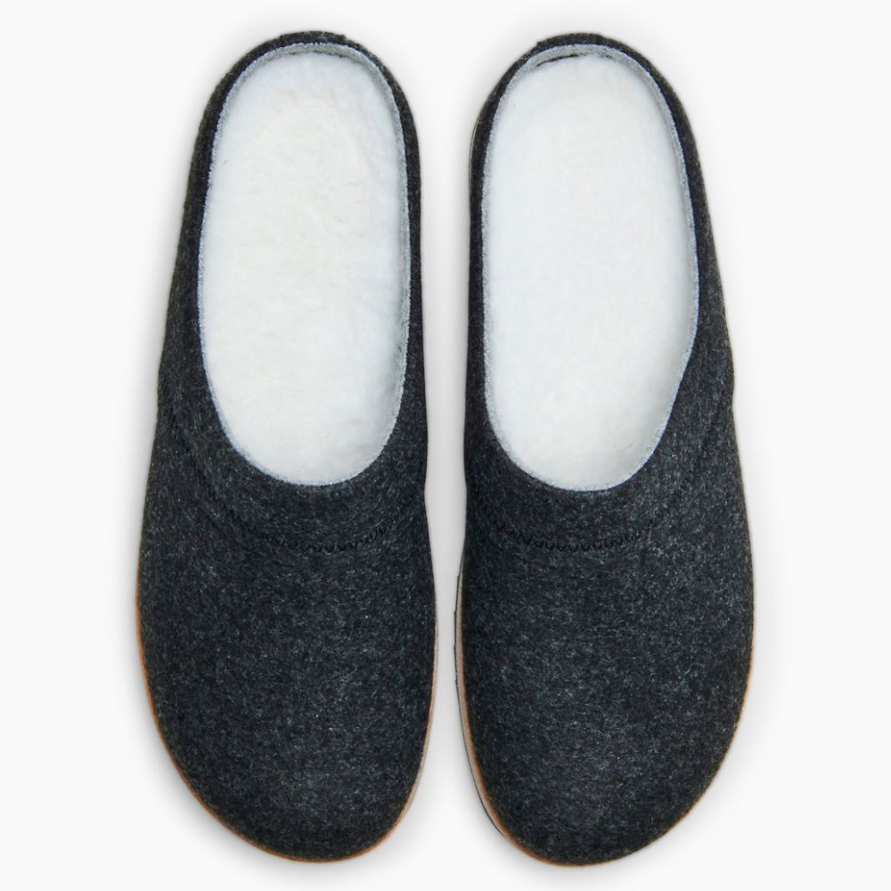 Merrell Juno Clog Wool Cipő Női Fekete | ME0861-HU