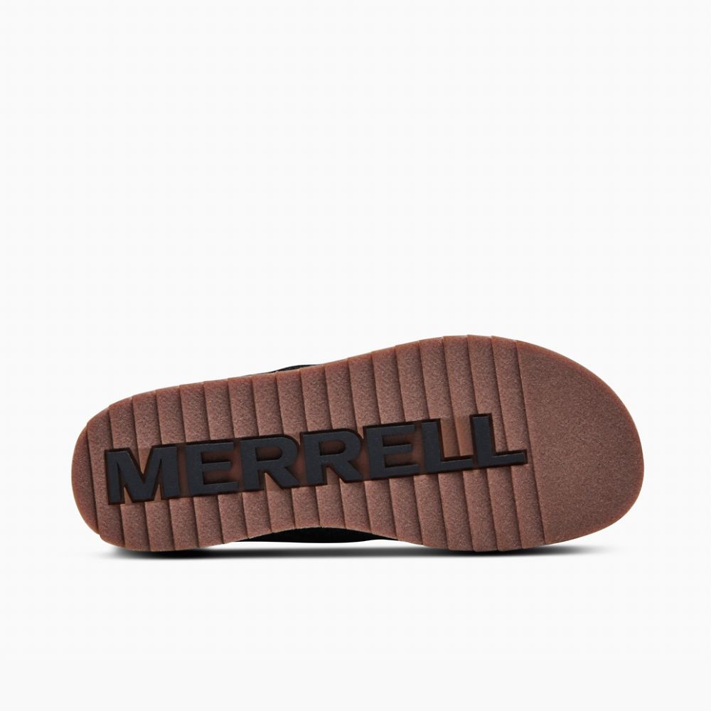 Merrell Juno Clog Wool Cipő Női Fekete | ME0861-HU