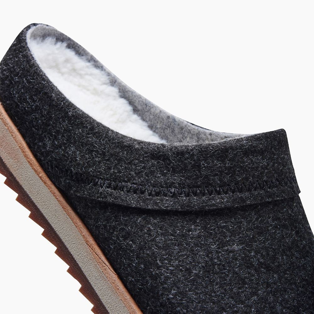 Merrell Juno Clog Wool Slip On Női Fekete | ME0997-HU