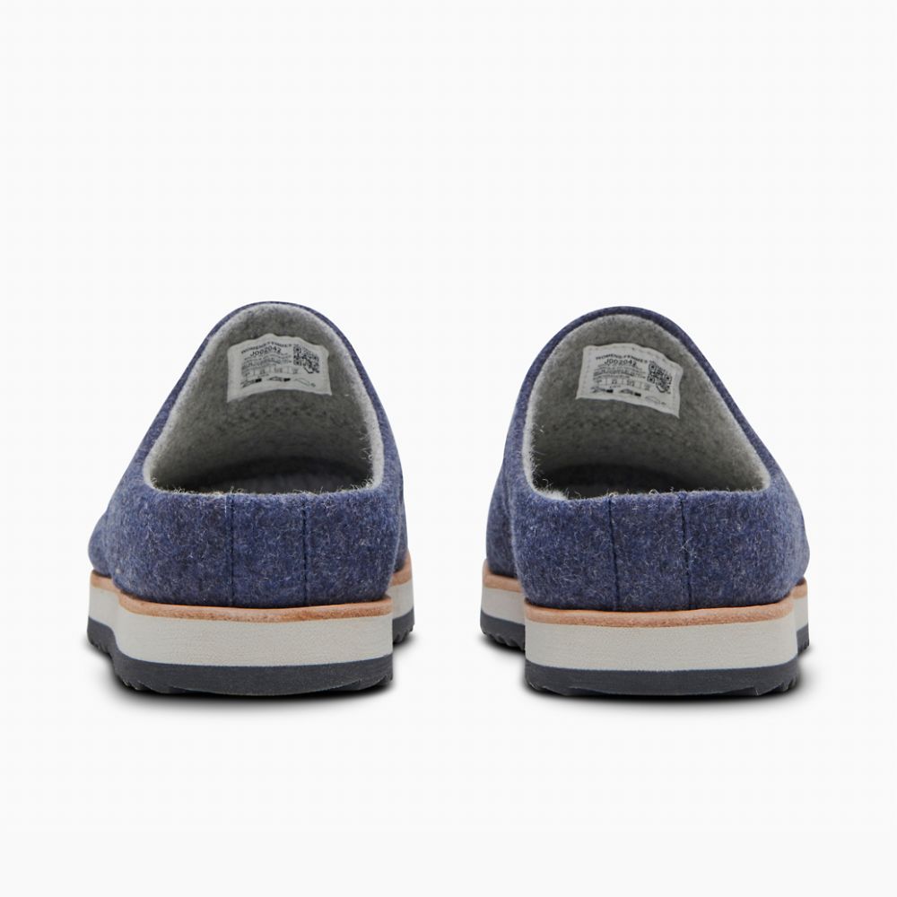 Merrell Juno Clog Wool Slip On Női Sötétkék | ME0996-HU