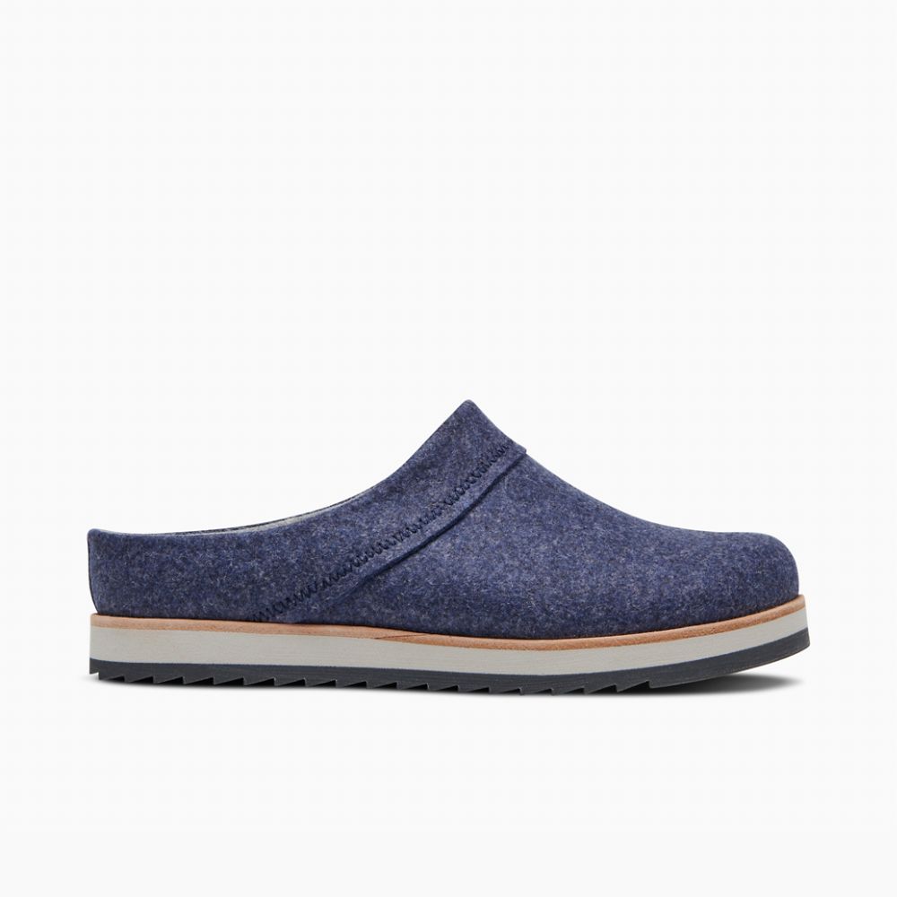 Merrell Juno Clog Wool Slip On Női Sötétkék | ME0996-HU