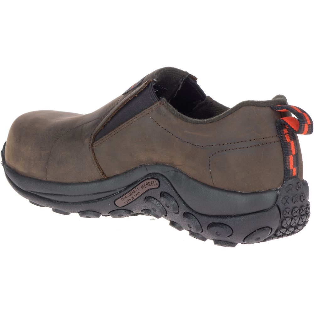 Merrell Leather Comp Toe Munkacipő Férfi Kávé | ME0573-HU