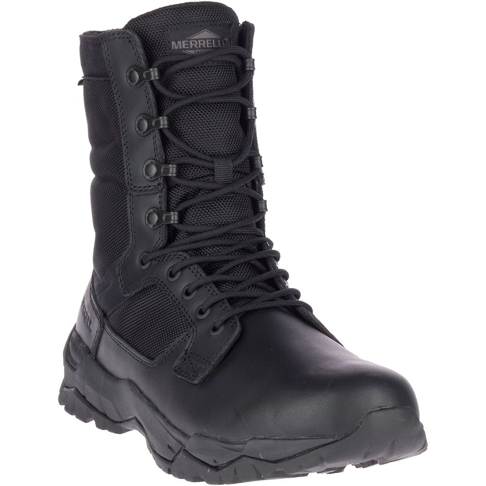 Merrell MQC Patrol Waterproof Vízálló Bakancs Férfi Fekete | ME0503-HU