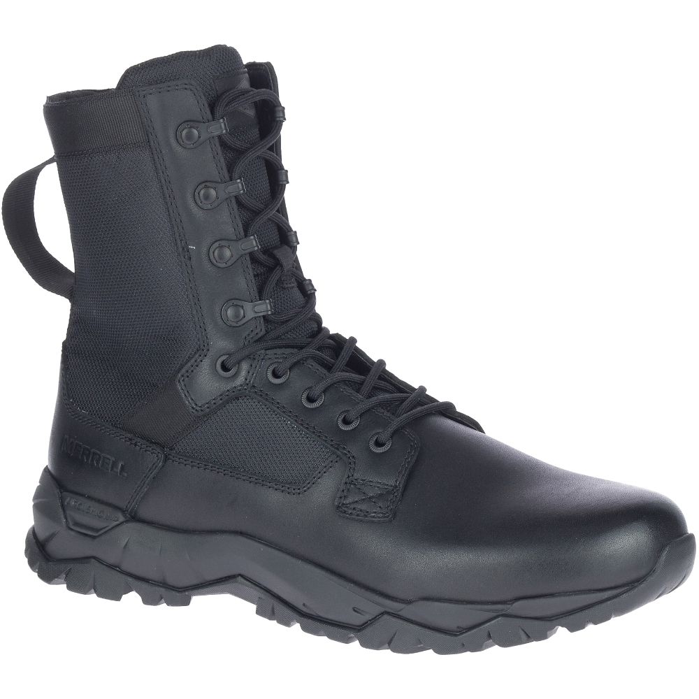 Merrell MQC Patrol Zip Csizma Férfi Fekete | ME0148-HU