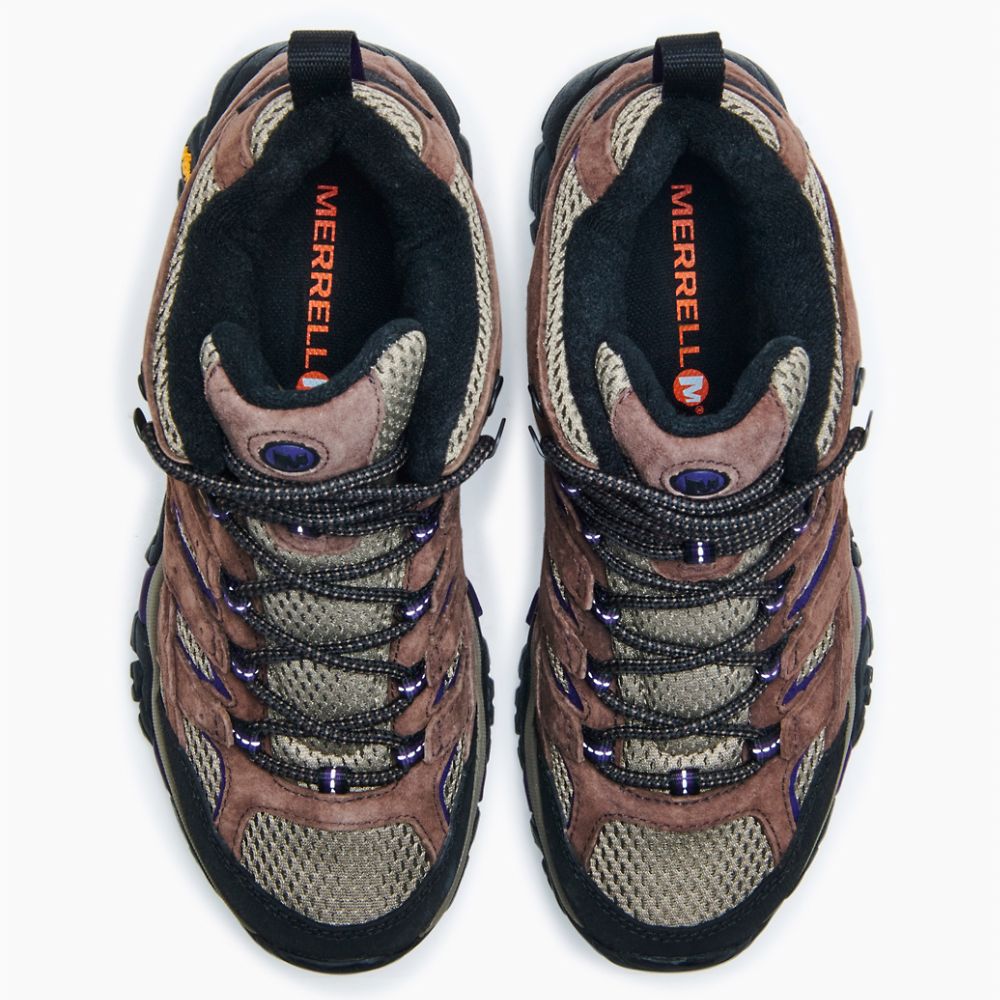 Merrell Moab 2 Mid Csizma Női Kávé | ME0718-HU