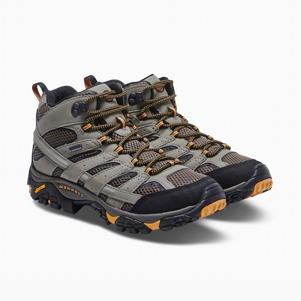 Merrell Moab 2 Mid GORE-TEX® Csizma Férfi Olivazöld | ME0139-HU