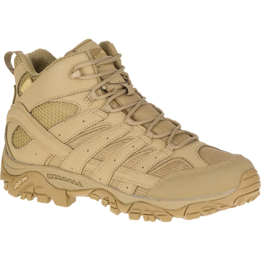 Merrell Moab 2 Mid Tactical Waterproof Vízálló Bakancs Férfi Sárga | ME0481-HU