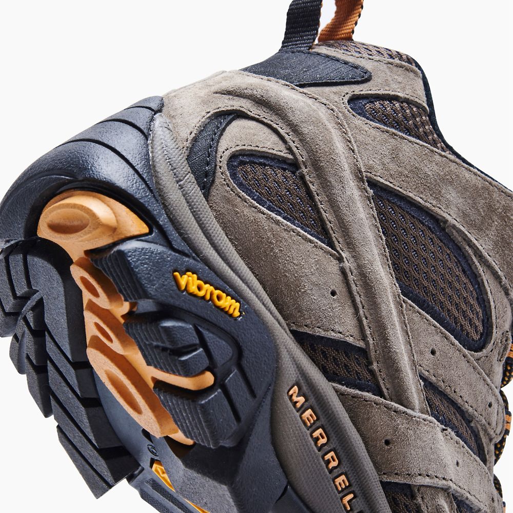 Merrell Moab 2 Mid Ventilator Csizma Férfi Olivazöld | ME0142-HU