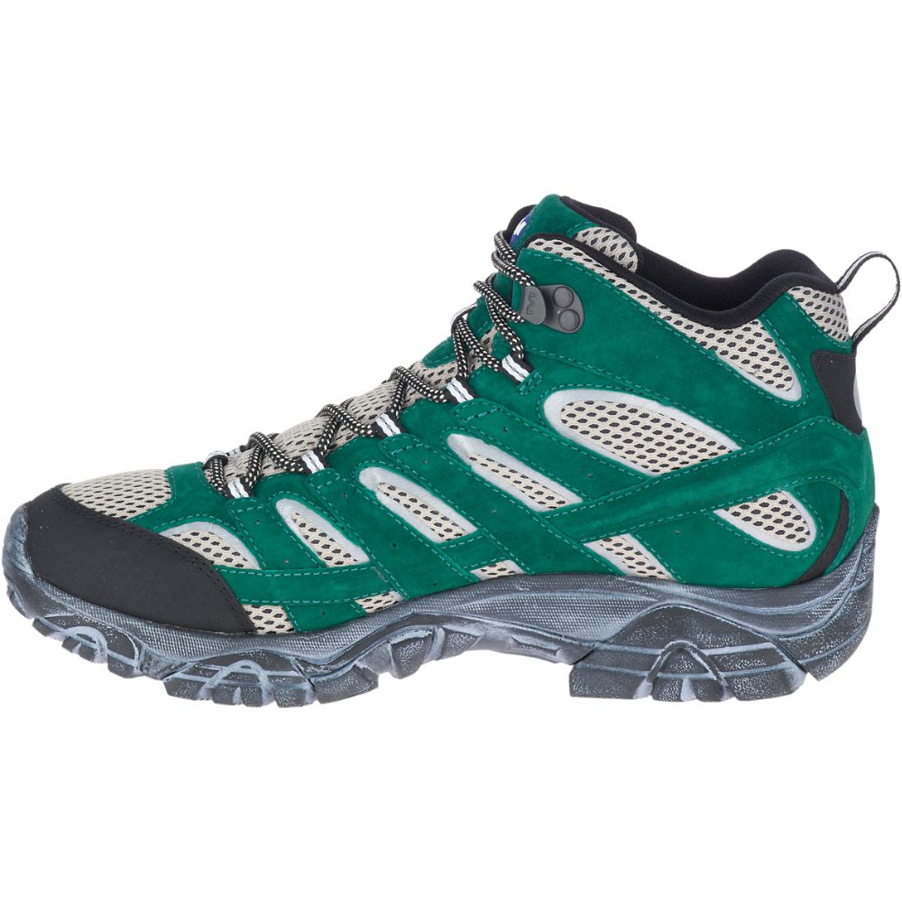 Merrell Moab 2 Mid Waterproof Vízálló Bakancs Férfi Zöld | ME0483-HU