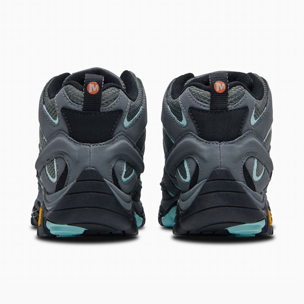 Merrell Moab 2 Mid Wide Width Vízálló Bakancs Női Szürke | ME1068-HU