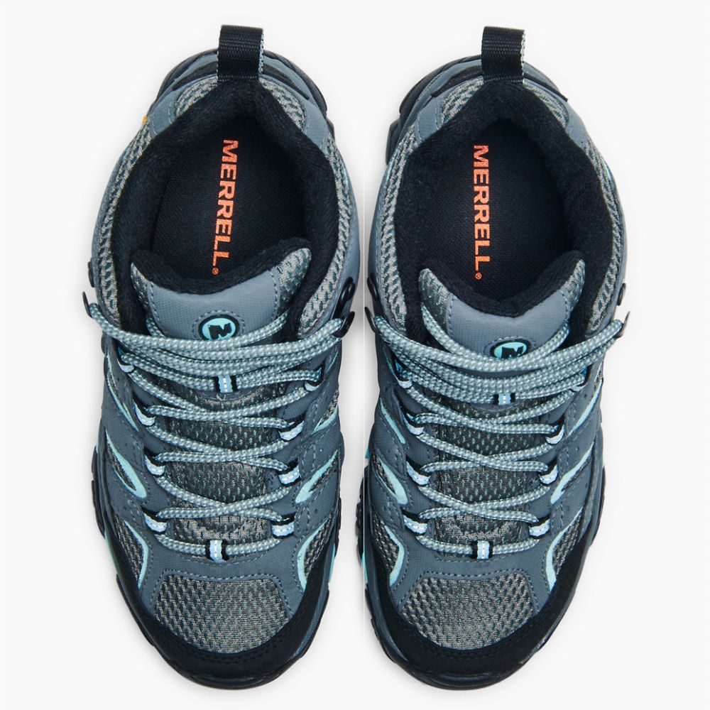 Merrell Moab 2 Mid Wide Width Vízálló Bakancs Női Szürke | ME1068-HU