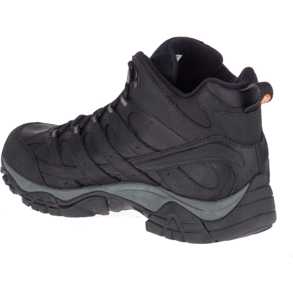 Merrell Moab 2 Prime Mid Waterproof Vízálló Bakancs Férfi Fekete | ME0486-HU