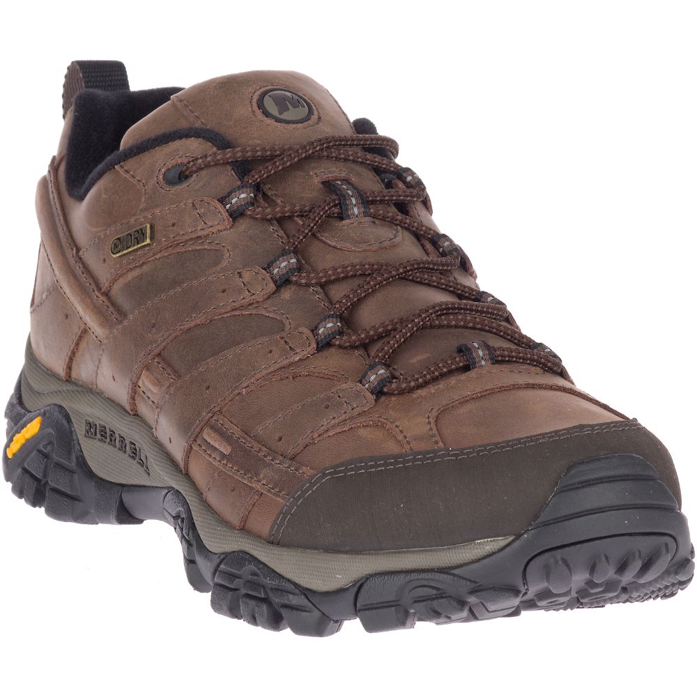 Merrell Moab 2 Prime Wide Width Waterproof Vízálló Cipő Férfi Kávé | ME0551-HU