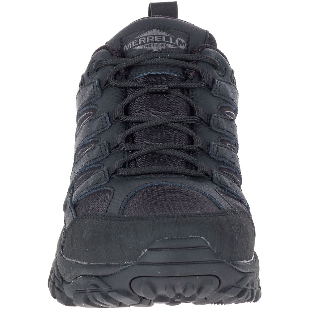 Merrell Moab 2 Tactical Shoe Wide Width Cipő Férfi Fekete | ME0247-HU