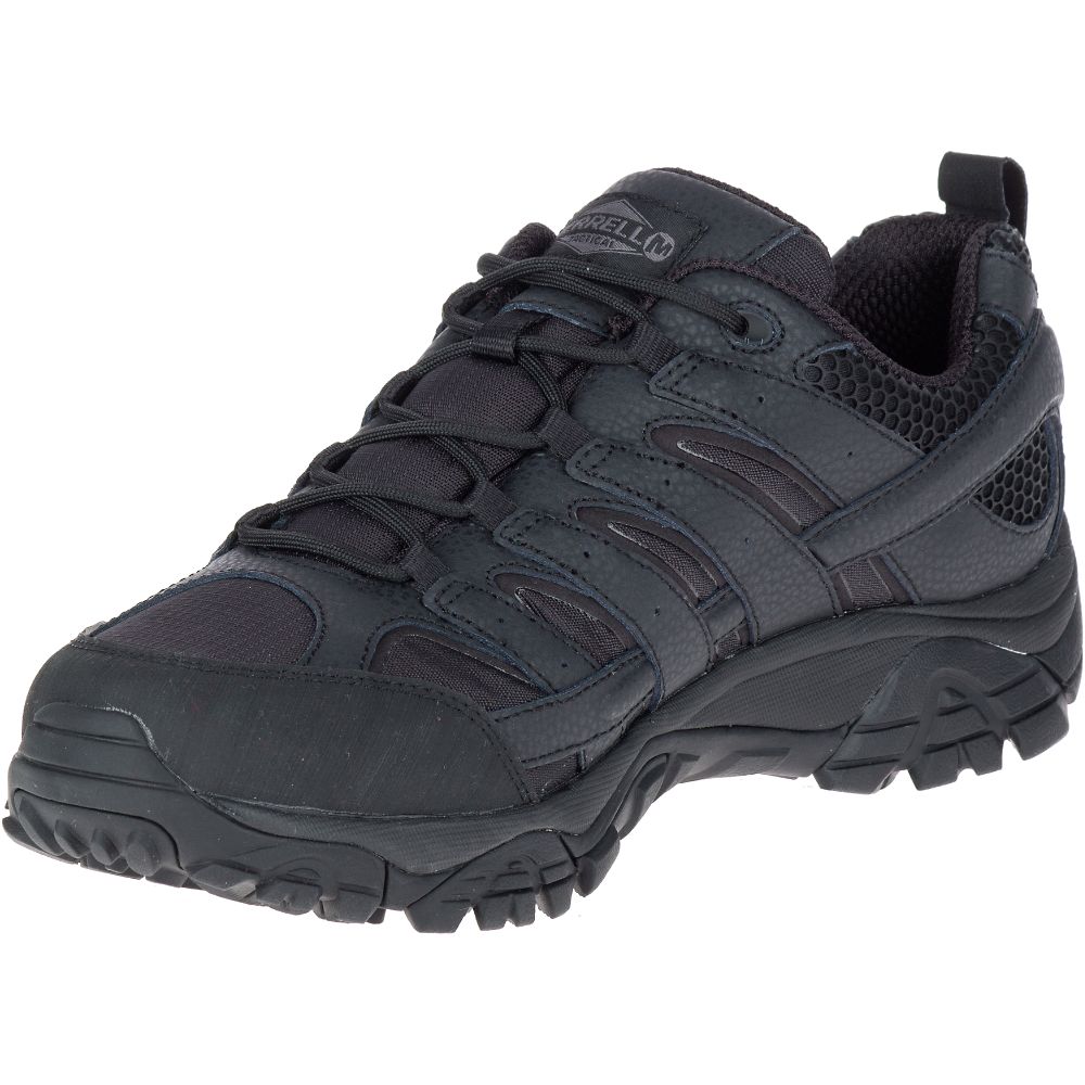 Merrell Moab 2 Tactical Shoe Wide Width Cipő Férfi Fekete | ME0247-HU