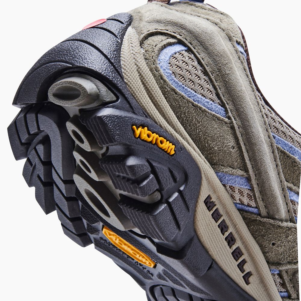 Merrell Moab 2f Wide Width Waterproof Vízálló Cipő Női Olivazöld | ME1094-HU