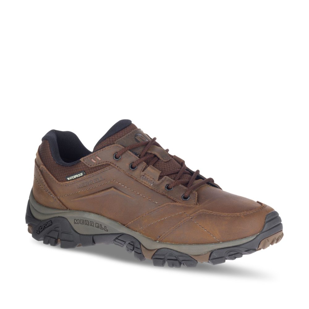 Merrell Moab Adventure Lace Waterproof Vízálló Cipő Férfi Kávé | ME0554-HU