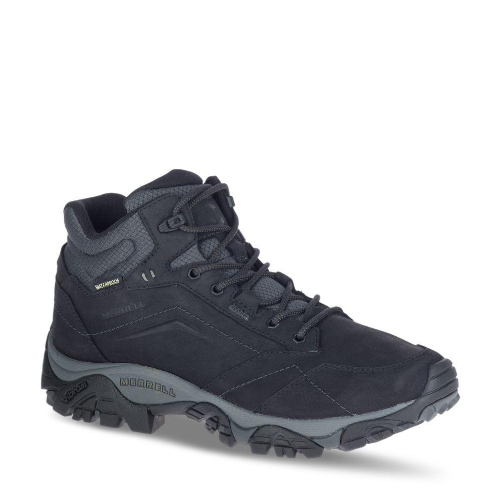 Merrell Moab Adventure Mid Waterproof Vízálló Bakancs Férfi Fekete | ME0491-HU