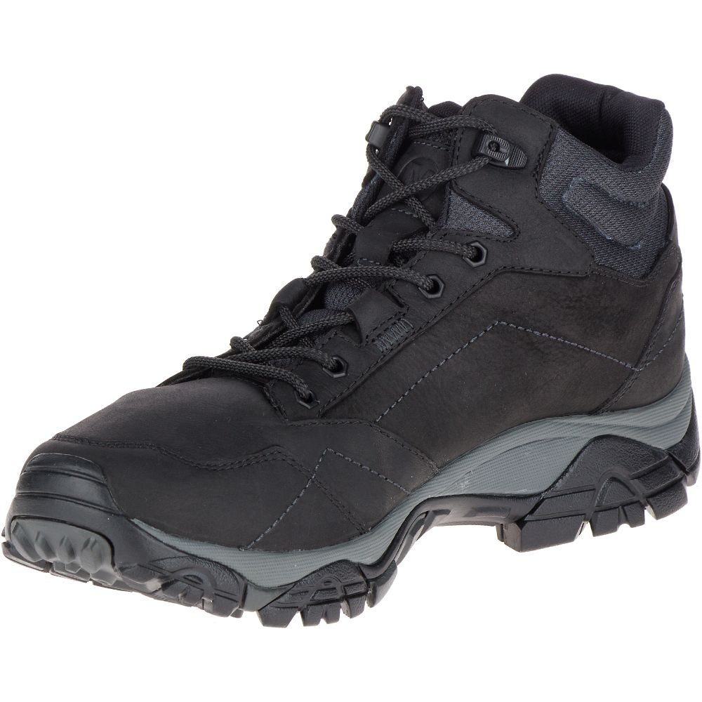 Merrell Moab Adventure Mid Waterproof Vízálló Bakancs Férfi Fekete | ME0491-HU