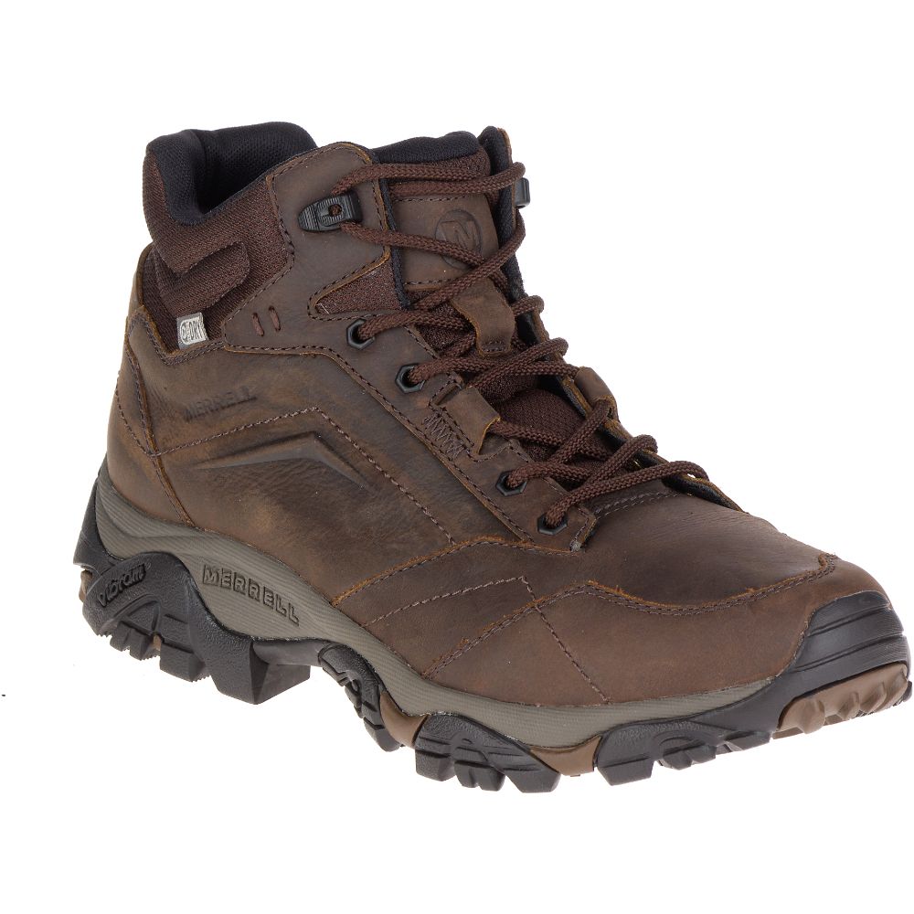 Merrell Moab Adventure Mid Wide Width Waterproof Vízálló Bakancs Férfi Kávé | ME0492-HU