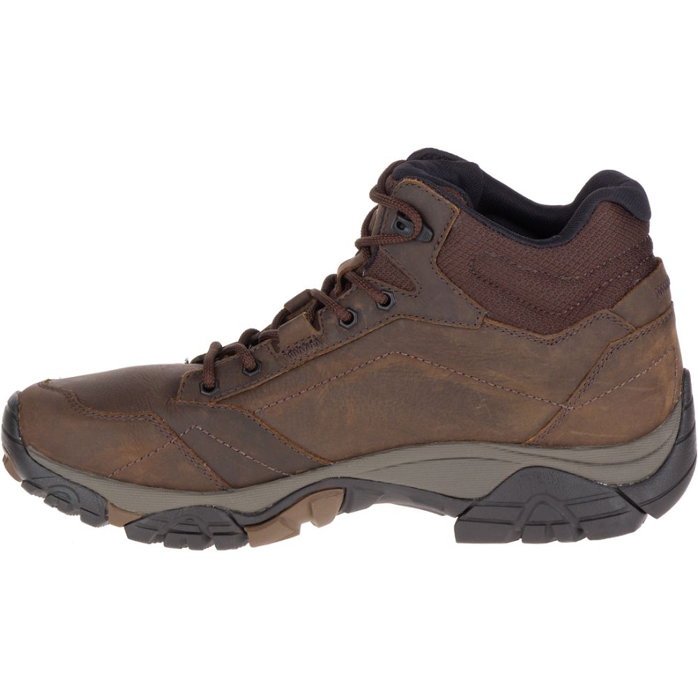 Merrell Moab Adventure Mid Wide Width Waterproof Vízálló Bakancs Férfi Kávé | ME0492-HU