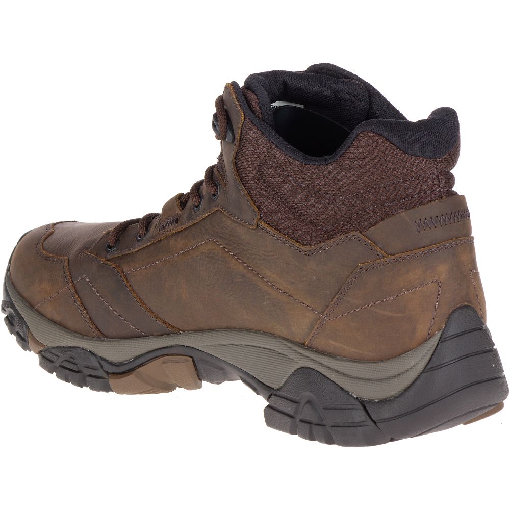 Merrell Moab Adventure Mid Wide Width Waterproof Vízálló Bakancs Férfi Kávé | ME0492-HU