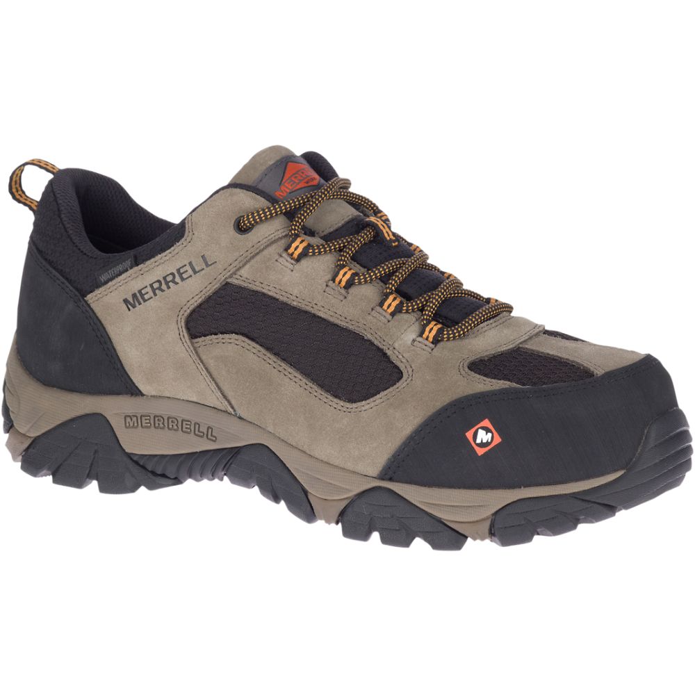 Merrell Moab Onset Comp Toe Wide Width Munkacipő Férfi Olivazöld | ME0575-HU