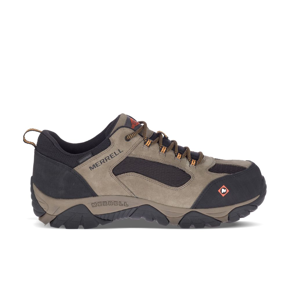 Merrell Moab Onset Comp Toe Wide Width Munkacipő Férfi Olivazöld | ME0575-HU