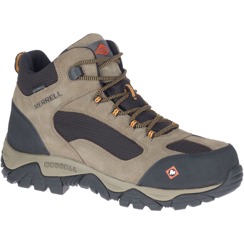 Merrell Moab Onset Mid Waterproof Vízálló Bakancs Férfi Szürke | ME0493-HU