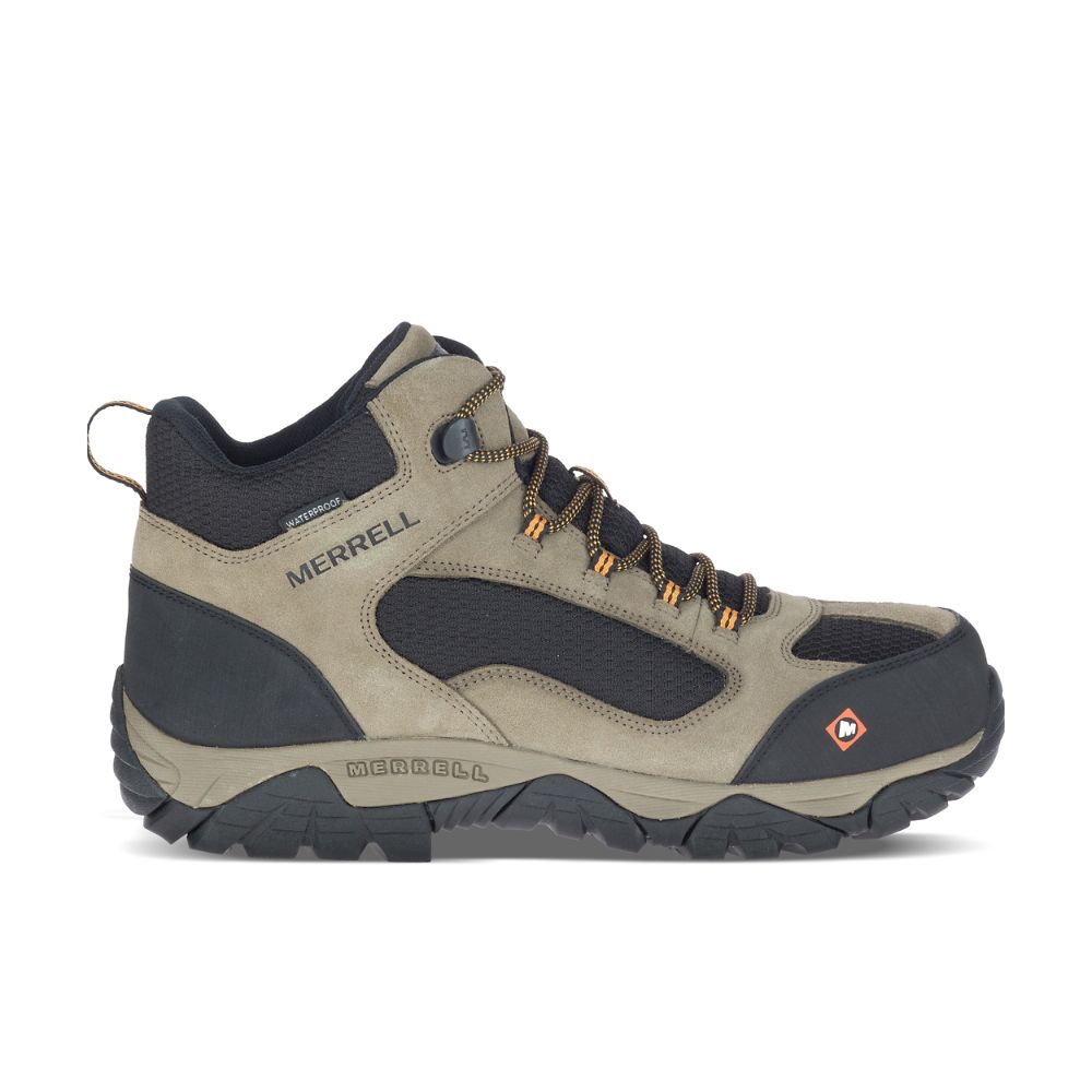 Merrell Moab Onset Mid Waterproof Vízálló Bakancs Férfi Szürke | ME0493-HU