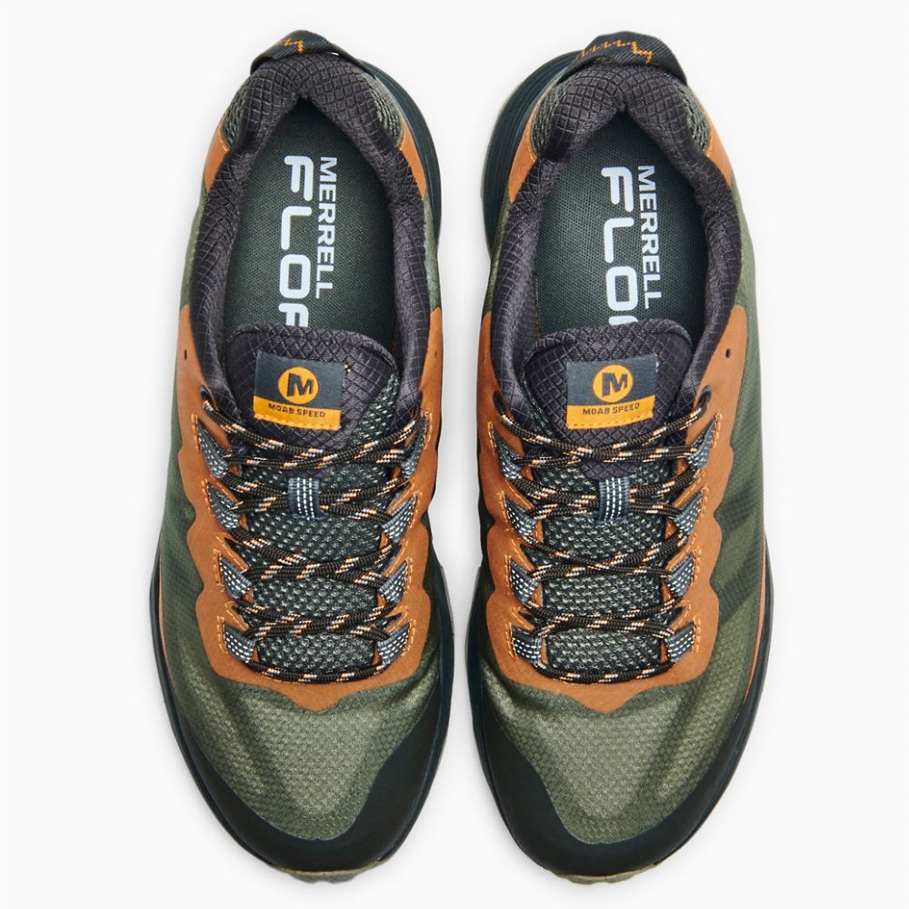 Merrell Moab Speed Cipő Férfi Olivazöld | ME0273-HU