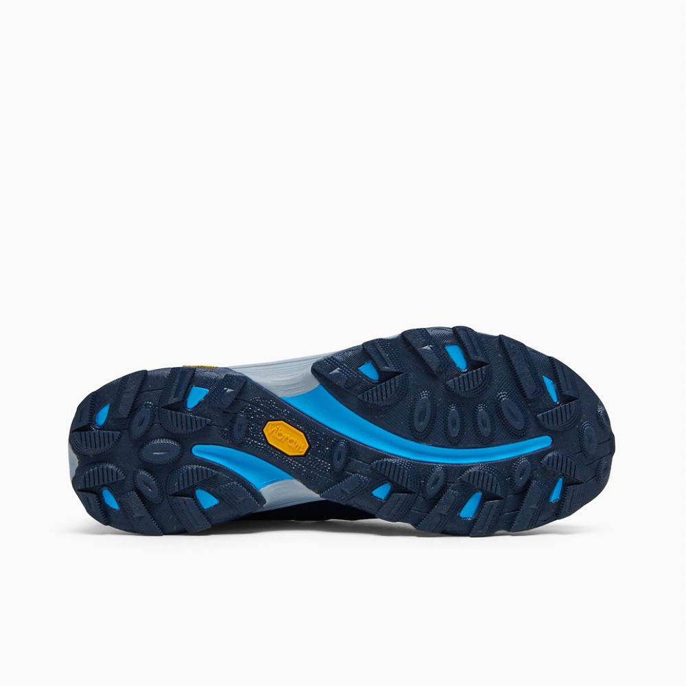 Merrell Moab Speed GORE-TEX® Cipő Férfi Kék | ME0283-HU