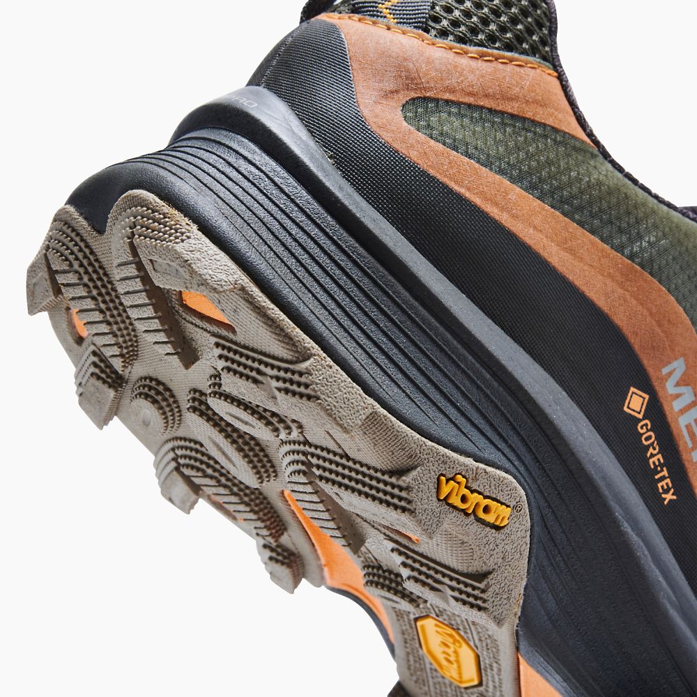 Merrell Moab Speed GORE-TEX® Cipő Férfi Olivazöld | ME0285-HU