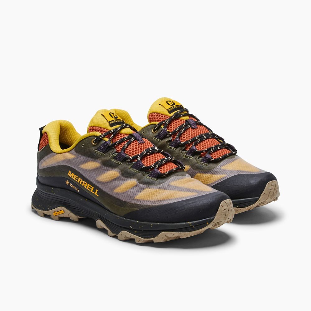 Merrell Moab Speed GORE-TEX® Cipő Férfi Sárga | ME0284-HU