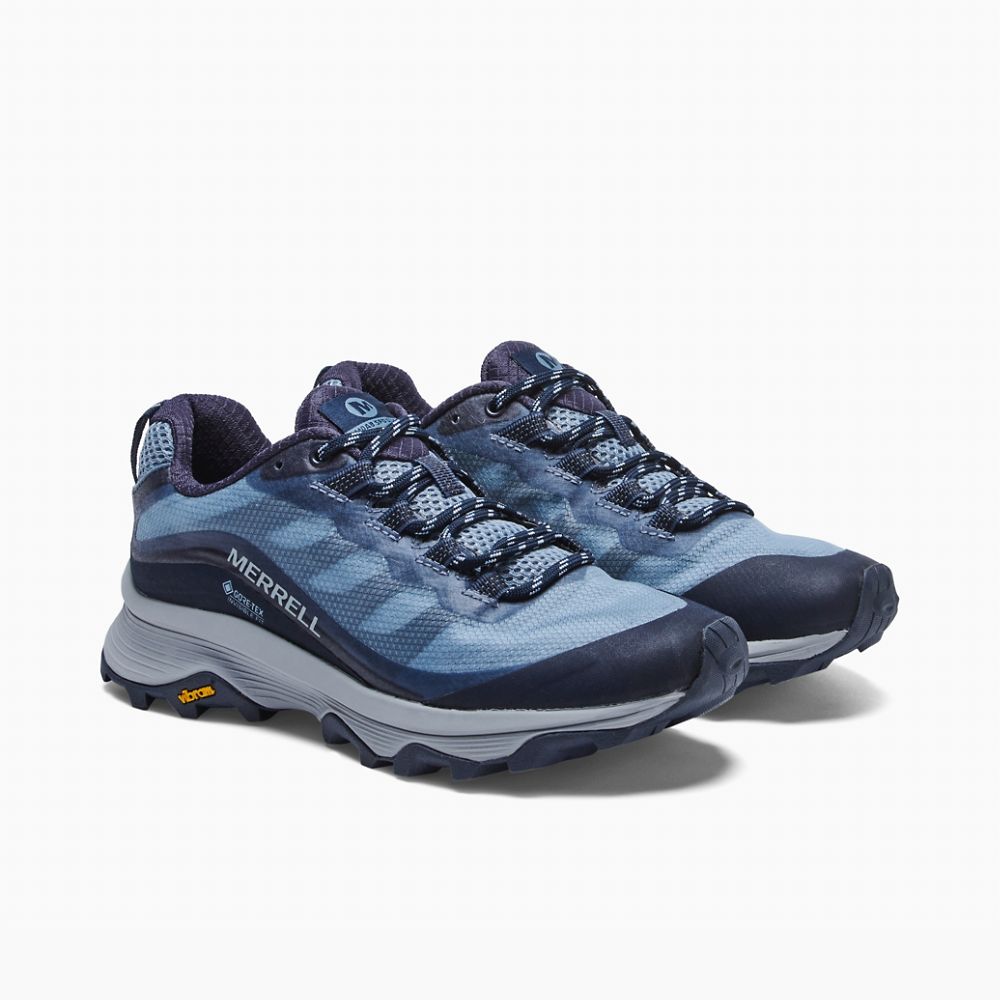 Merrell Moab Speed GORE-TEX® Cipő Női Kék | ME0885-HU