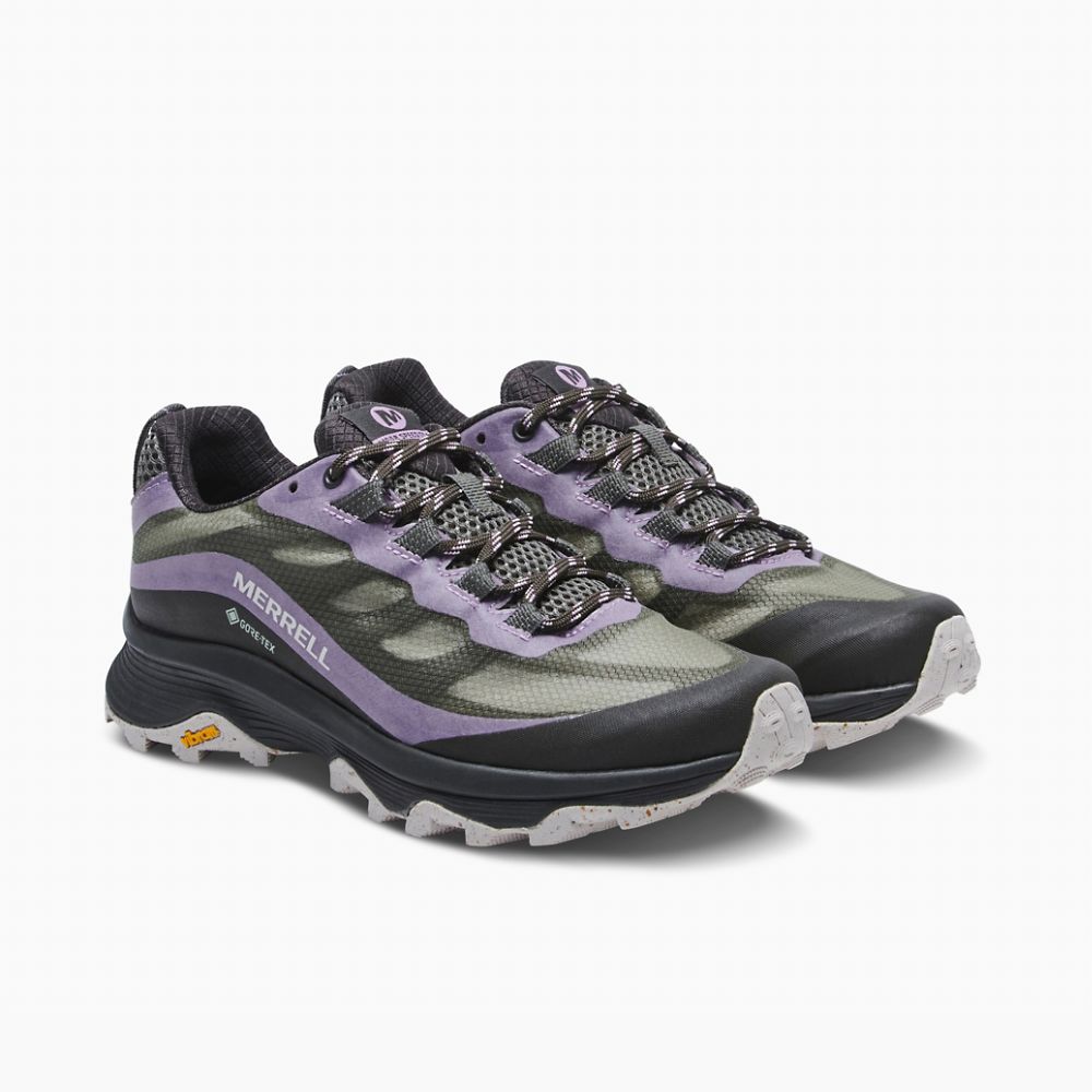 Merrell Moab Speed GORE-TEX® Sportcipő Női Olivazöld | ME1044-HU