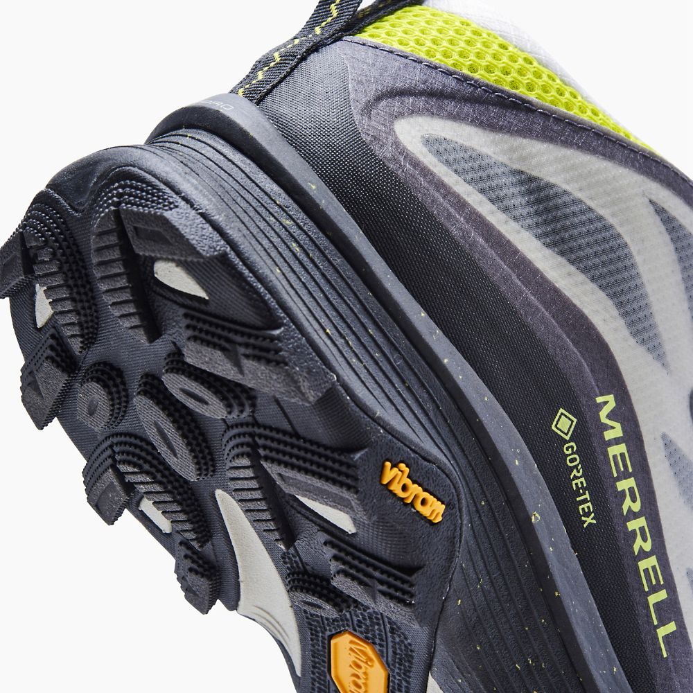 Merrell Moab Speed Mid GORE-TEX® Cipő Férfi Szürke | ME0292-HU