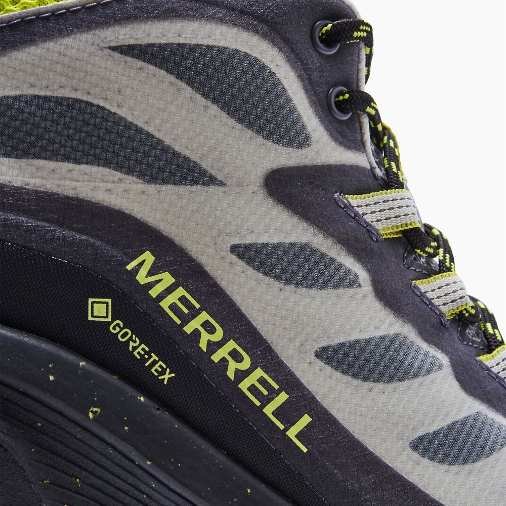 Merrell Moab Speed Mid GORE-TEX® Cipő Férfi Szürke | ME0292-HU