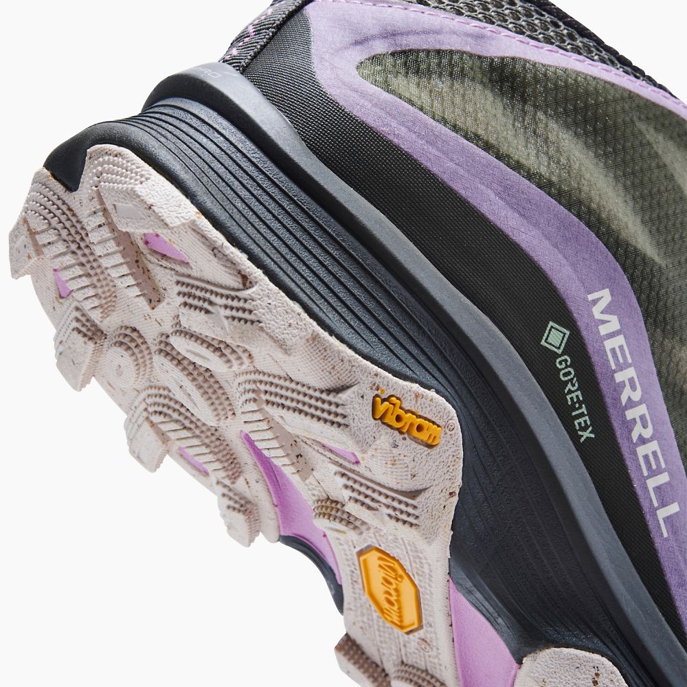 Merrell Moab Speed Mid GORE-TEX® Cipő Női Olivazöld | ME0891-HU