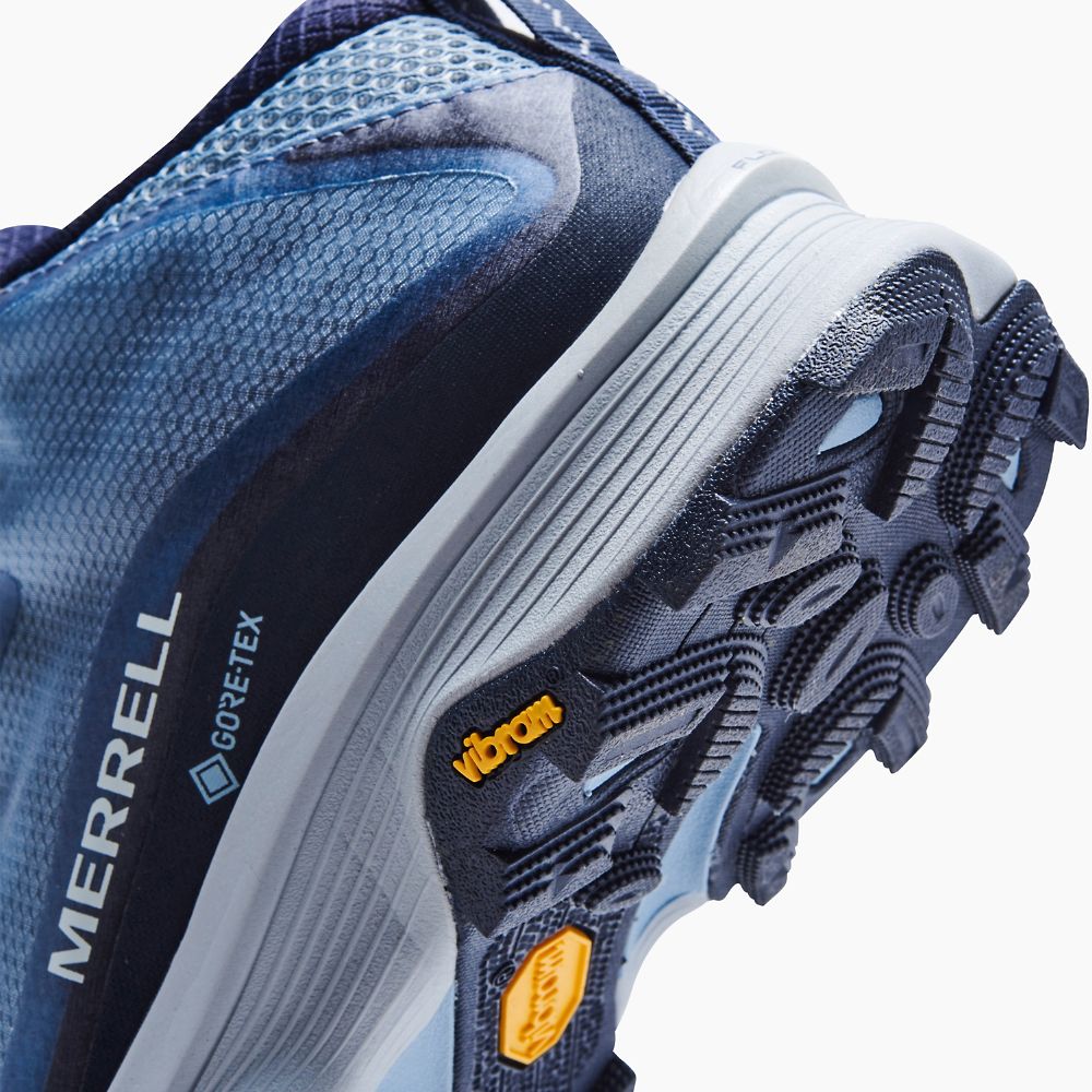 Merrell Moab Speed Mid GORE-TEX® Cipő Női Sötétkék | ME0890-HU