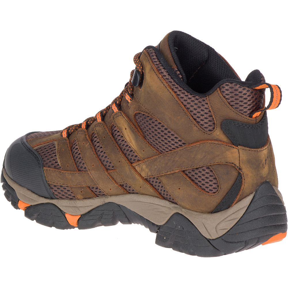 Merrell Moab Vertex Mid SR Waterproof Vízálló Bakancs Férfi Kávé | ME0498-HU