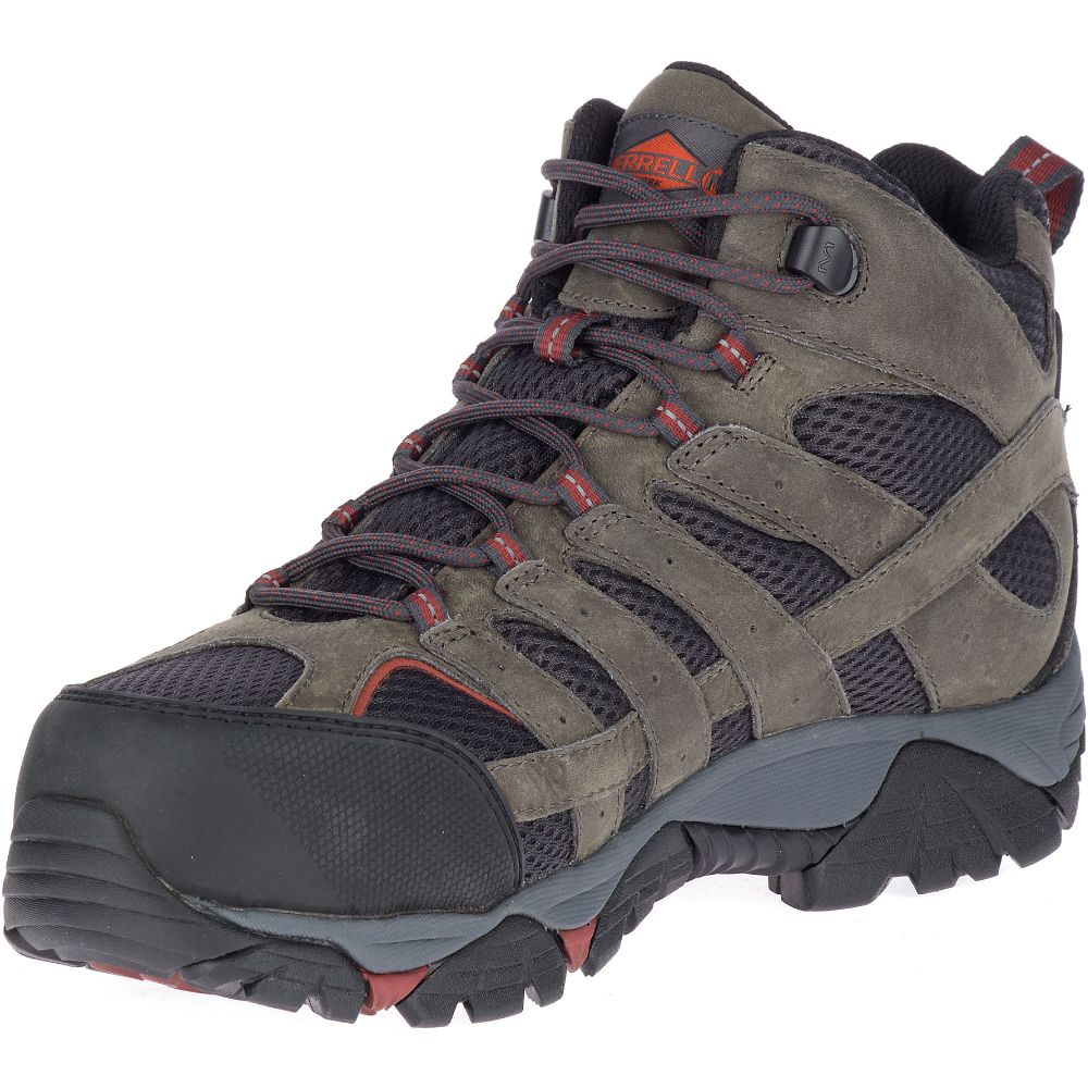 Merrell Moab Vertex Mid Waterproof Vízálló Bakancs Férfi Olivazöld | ME0499-HU