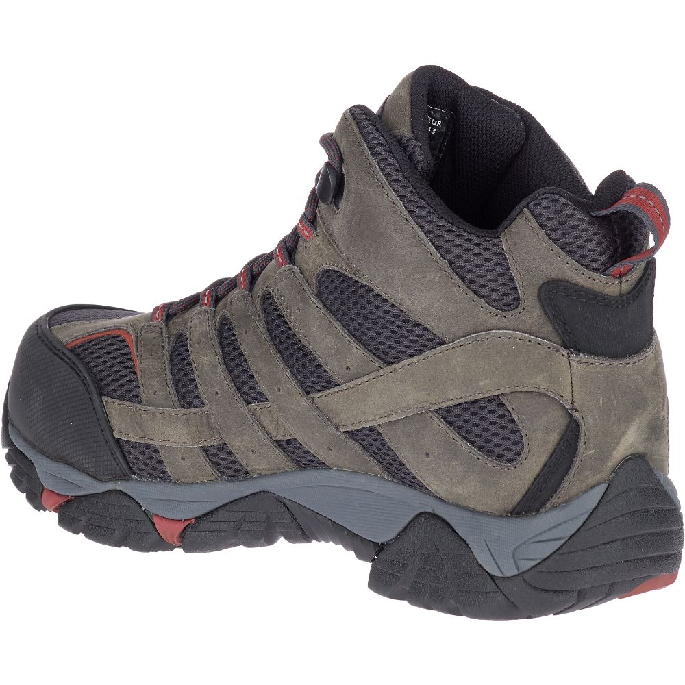 Merrell Moab Vertex Mid Waterproof Vízálló Bakancs Férfi Olivazöld | ME0499-HU