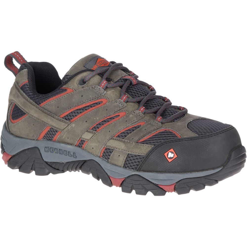 Merrell Moab Vertex Vent Comp Toe Munkacipő Férfi Kávé | ME0576-HU